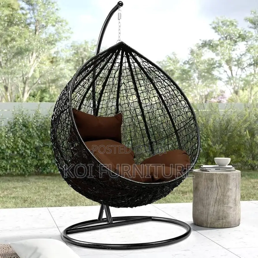 Hanging Chair : Modern Wicker Egg-shaped Swing Chair