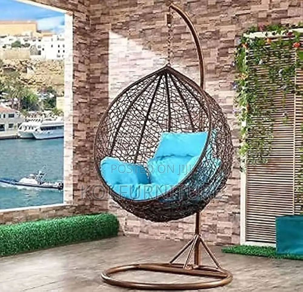 Hanging Chair : Modern Wicker Egg-shaped Swing Chair