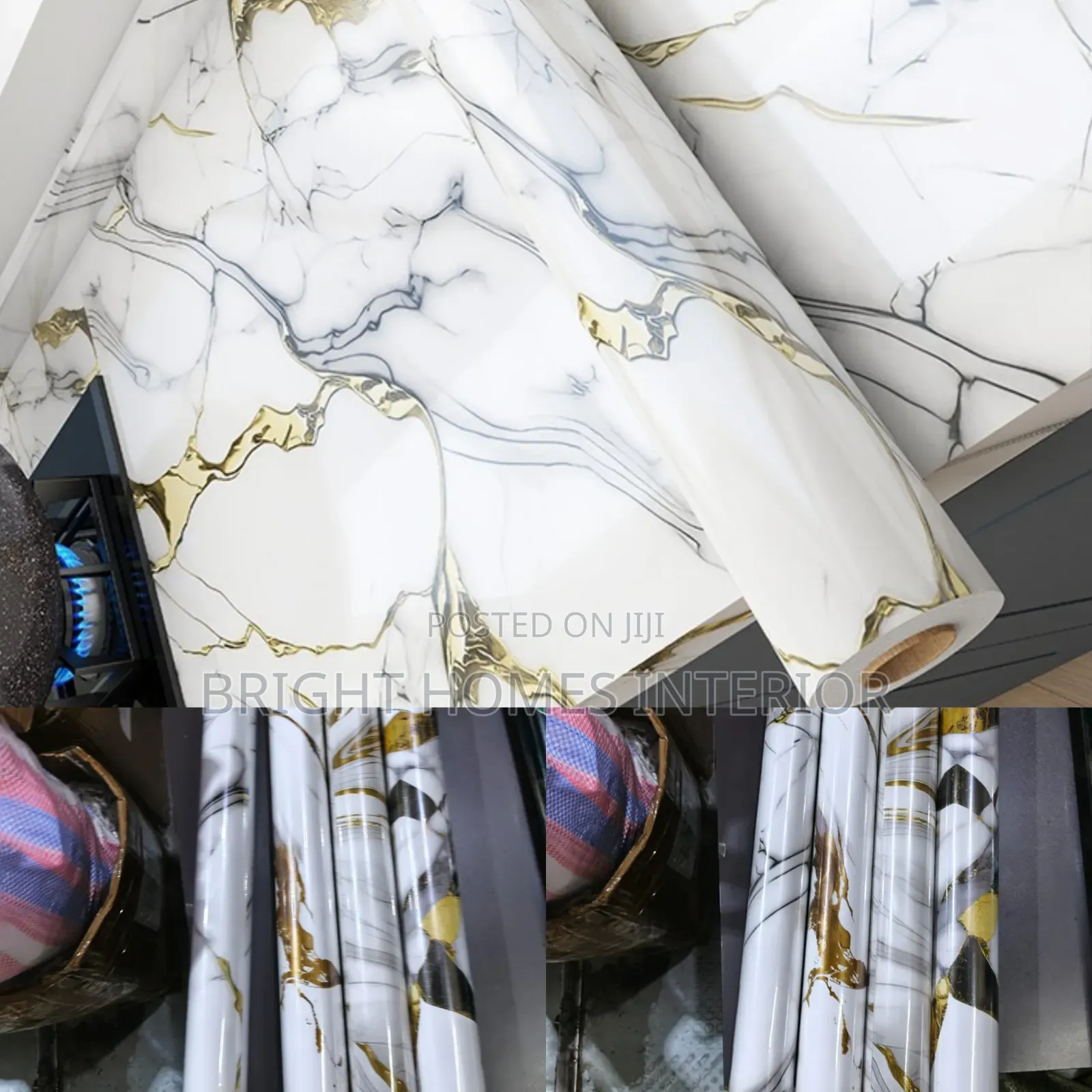Classy Marble Table Contact Paper Water Proof