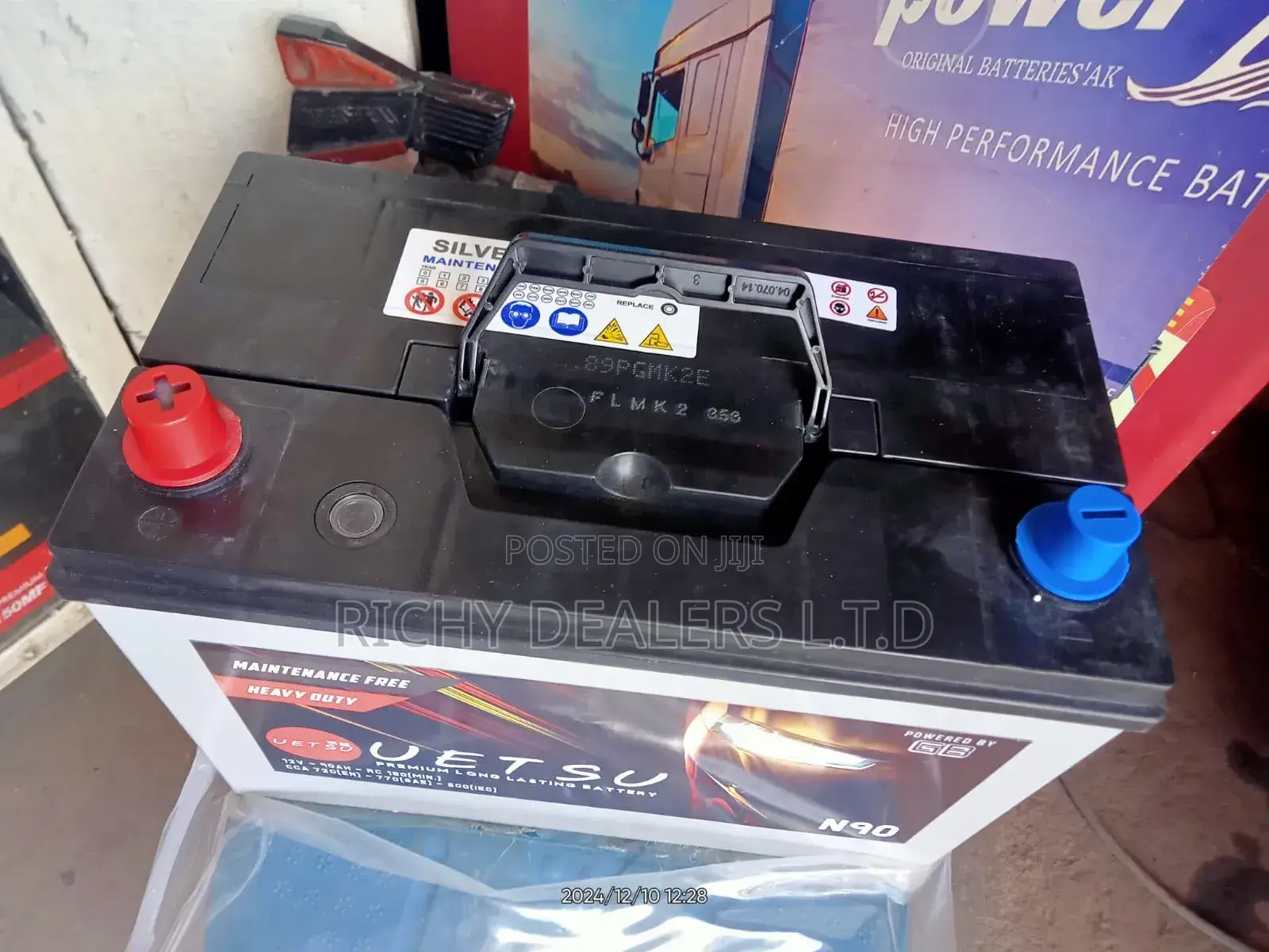 Uetsu N90mf (12v 90ah) Car Battery