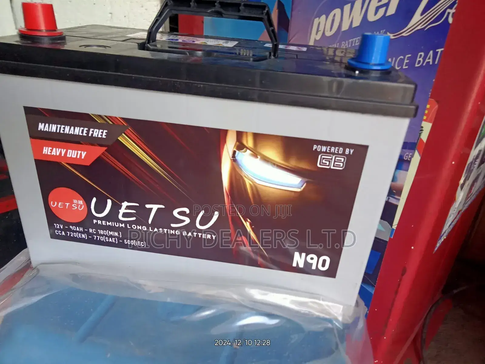 Uetsu N90mf (12v 90ah) Car Battery