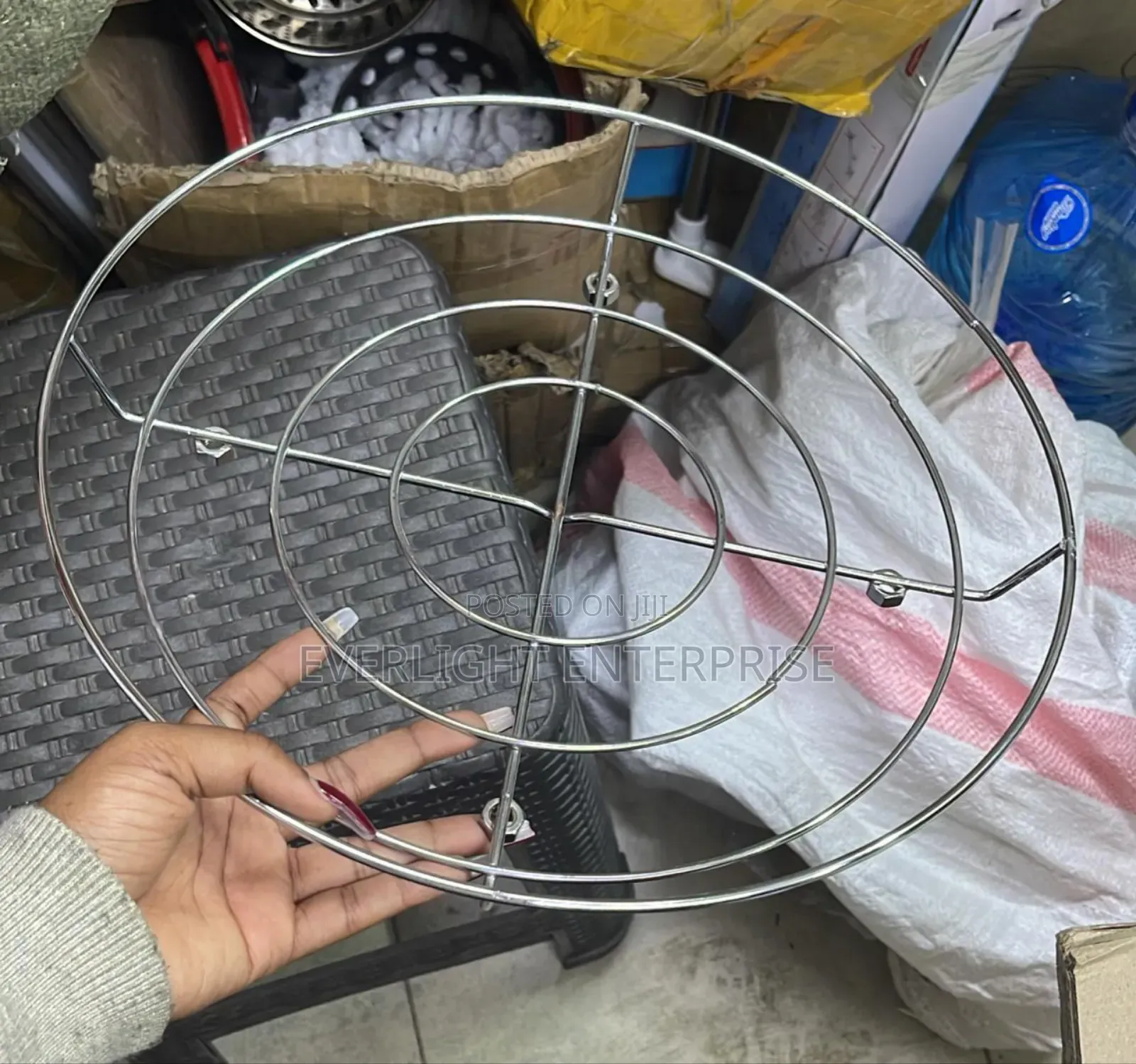 Stainless Steel Movable Gas Cylinder Trolley