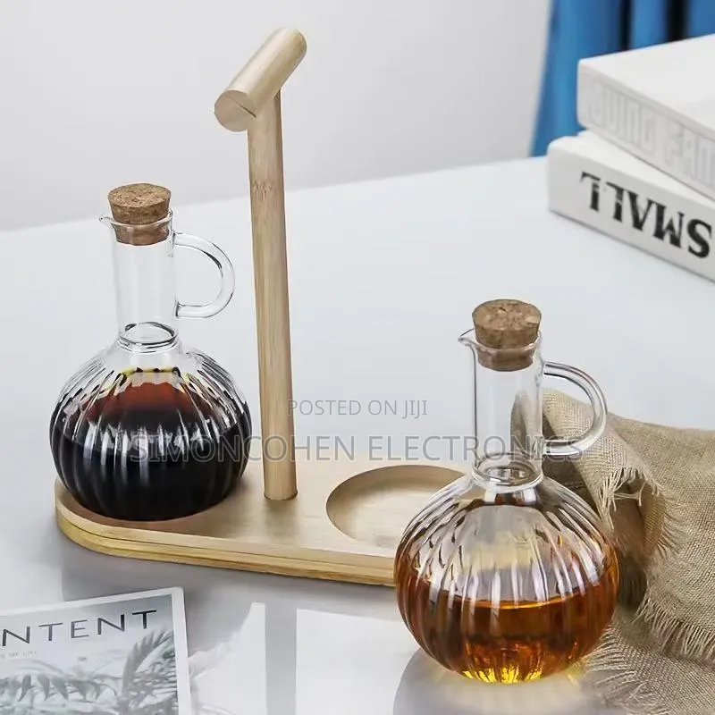 Glass Oil Dispenser Set