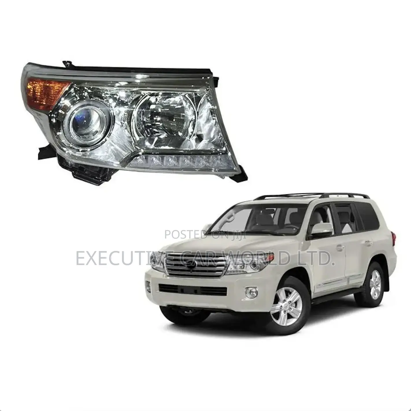 Toyota Land Cruiser 200 Series Genuine Pre-Facelift Headlight