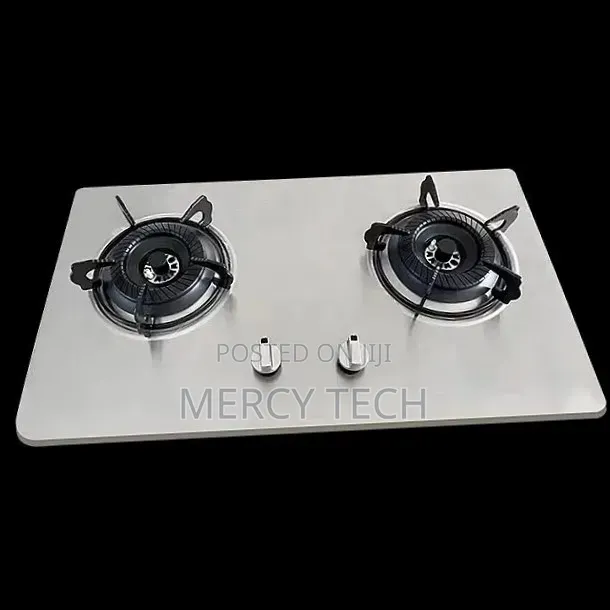 2-Burner Stainless Steel Gas Cooktop