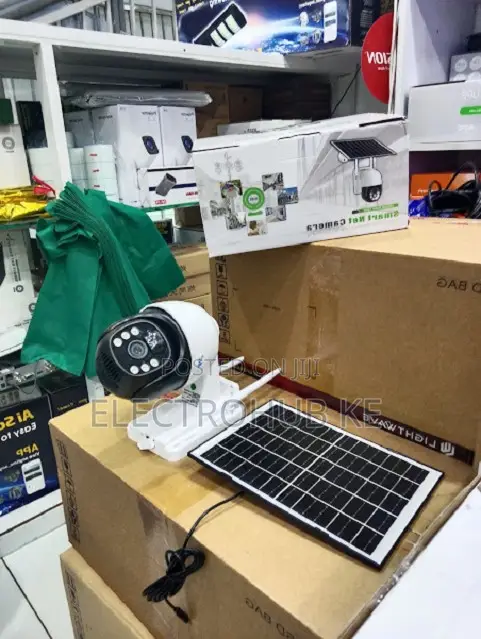V380 4g Solar Security Camera 1080p Outdoor PTZ CCTV