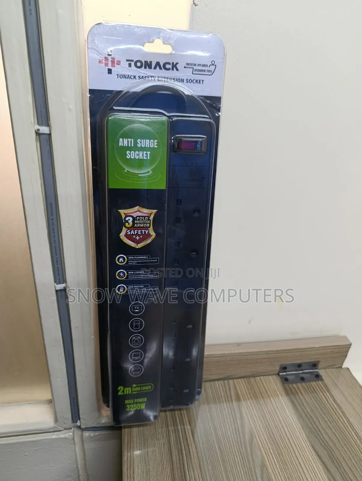 Tonack 6 Way Safety Extension Anti Surge 3 Fold Protection Armor
