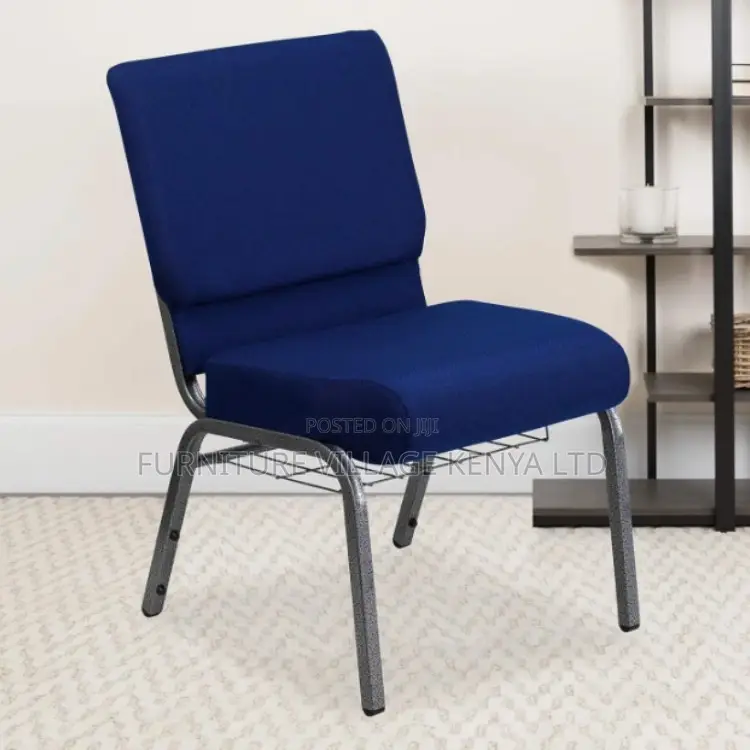 Modern Fabric Stackable Church Chair