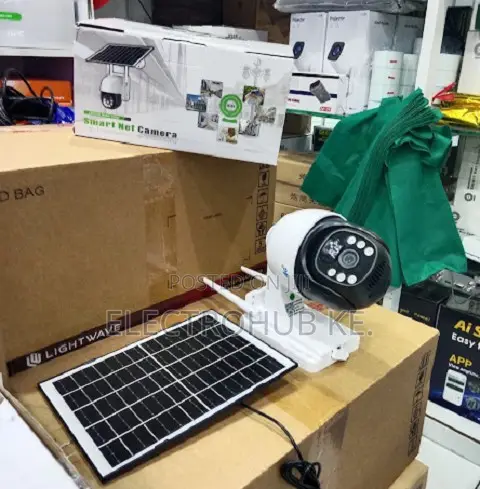 V380 Outdoor PTZ Solar Camera Wireless Surveillance System