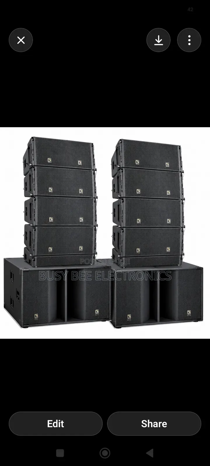 L Acoustic Line Array
System
