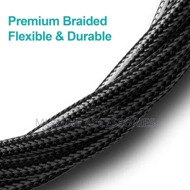 Usb Type C - C Led Display Cable 60w Fast Charging Usb Type C Braided