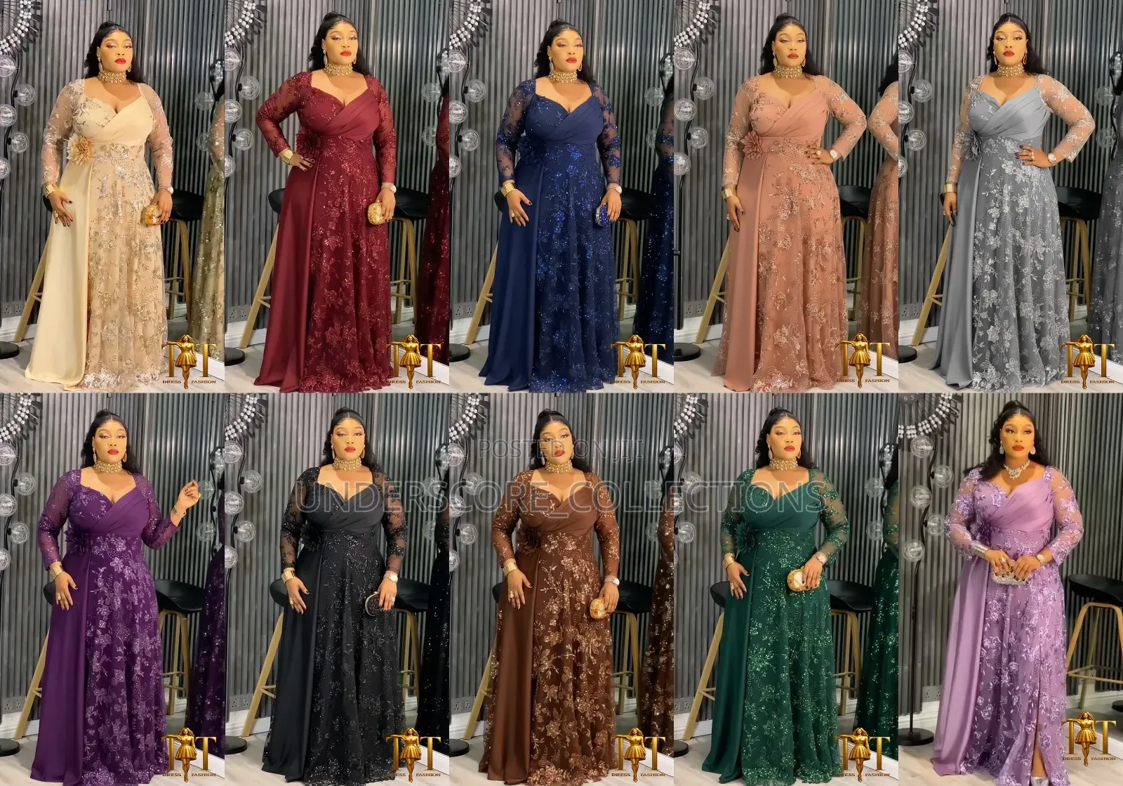 Ladies Premium Quality Maxi Dinner and Wedding