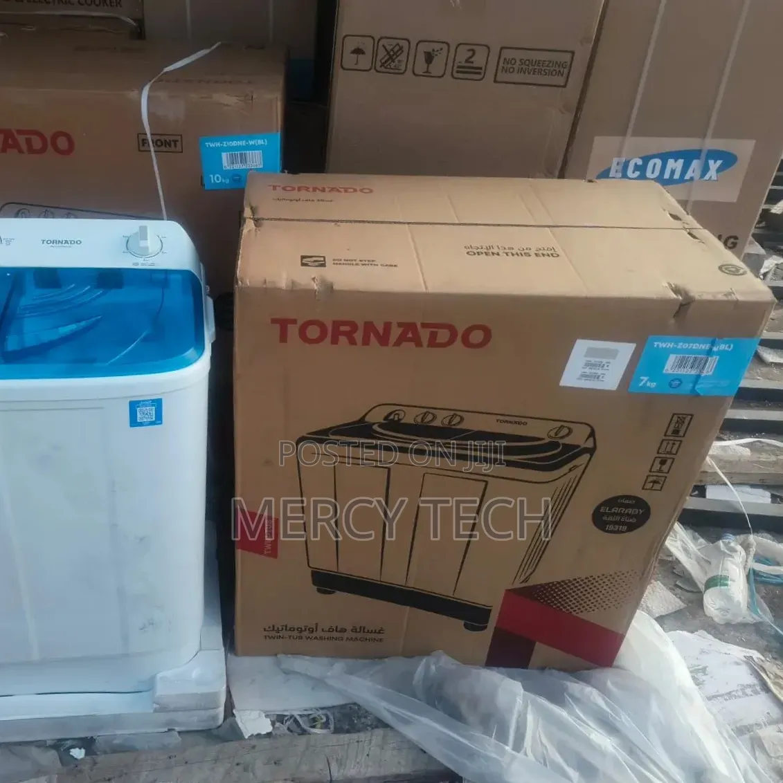 Tornado Twin-Tub 10kg Semi-Automatic Washing Machine