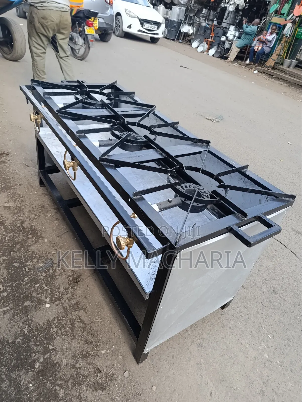 Closed Three Burner Commercial Sizes Burners