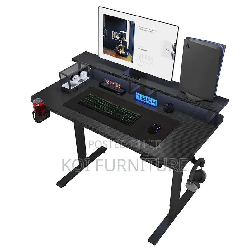 Office Desk; 1.6 Meters Bleck Ttr32 Adjustable Desk