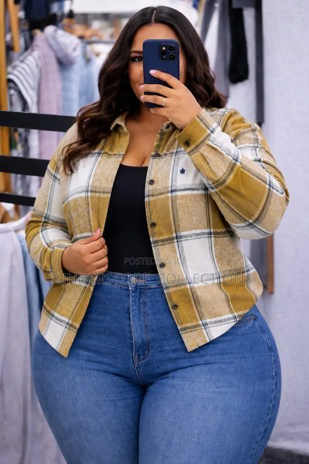 Executive Ladies Checked Blouses