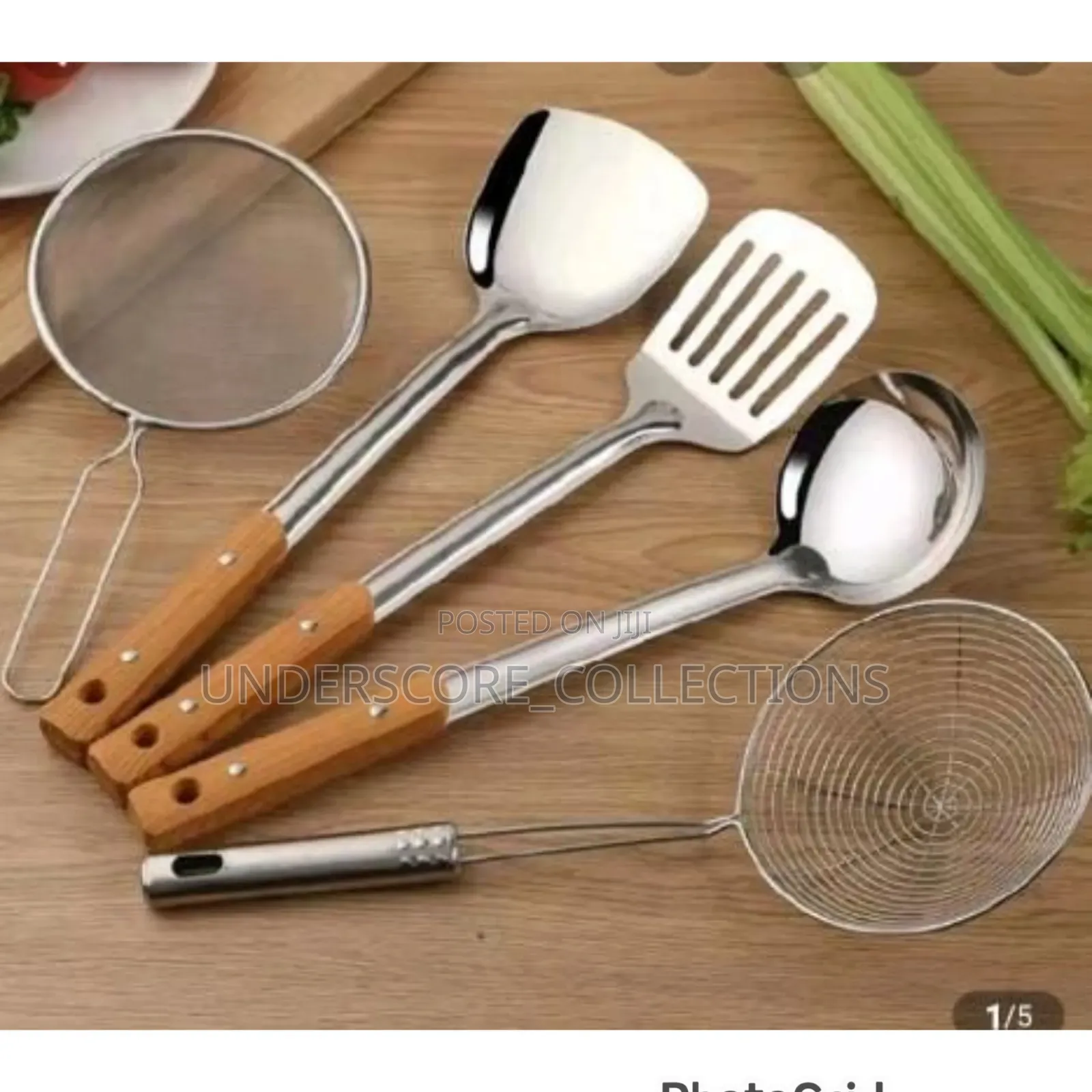 Vibrant 5 Kitchen Spoon Set