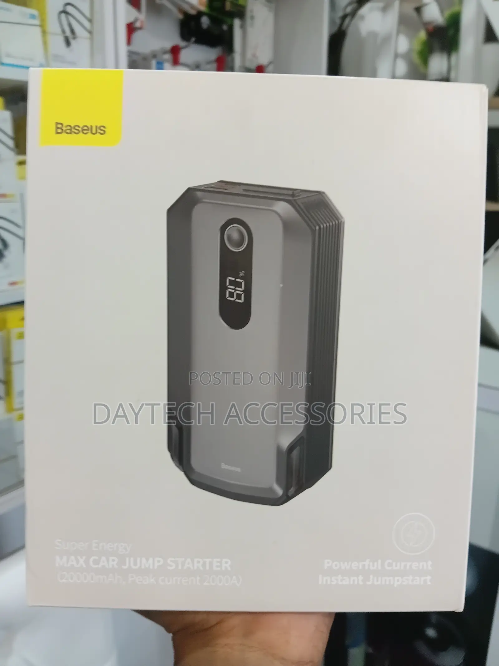 Baseus Super Energy Max 20000mah Car Jump Starter - 2000a Peak Current