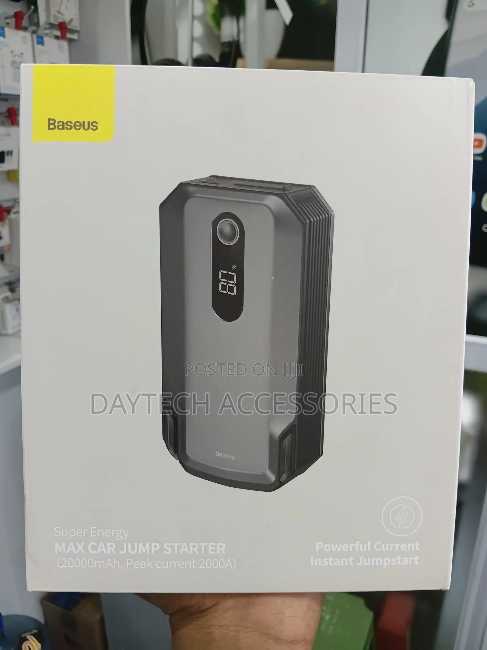 Baseus Super Energy Max 20000mah Car Jump Starter - 2000a Peak Current