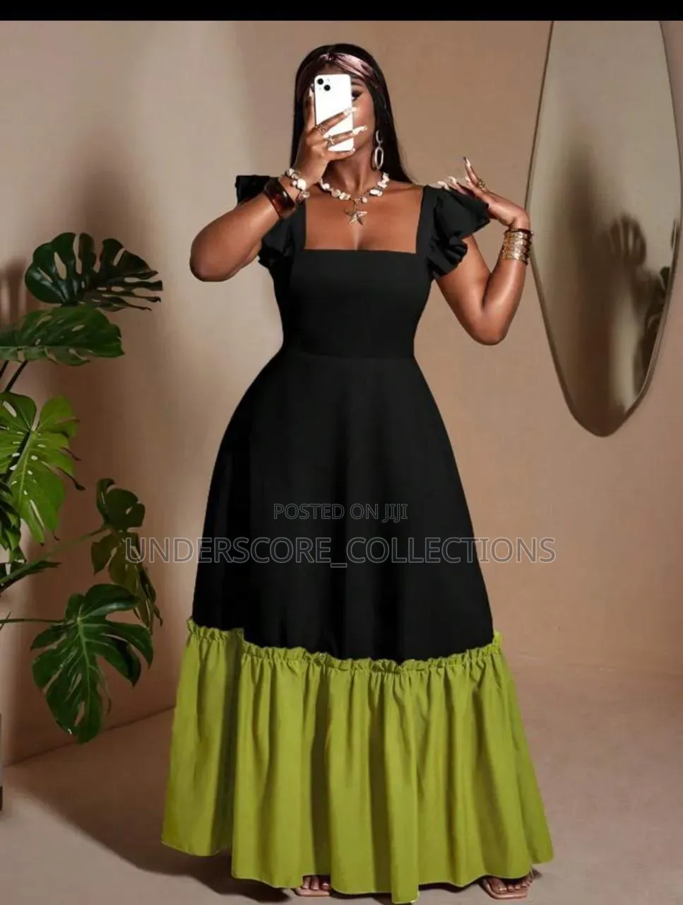 Ladies Maxi Multi Colour Bare Back Dresses