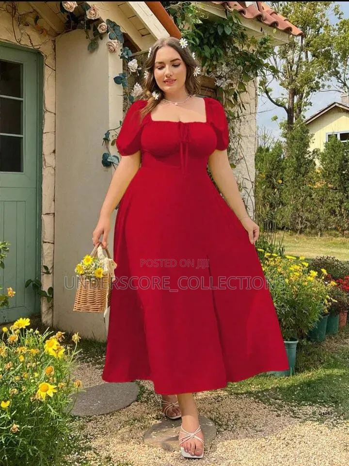 Ladies High Slit Maxi Dresses