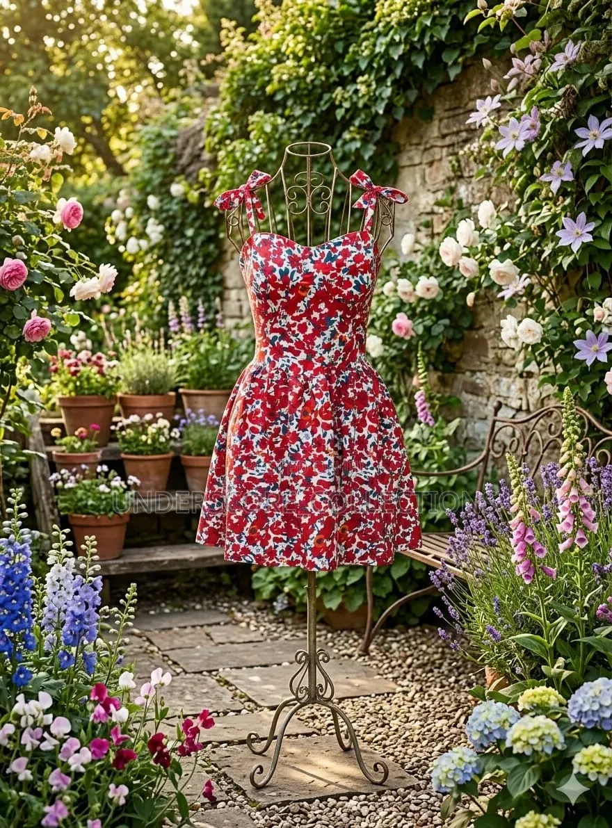 Girls Sassy Mini Floral Dresses