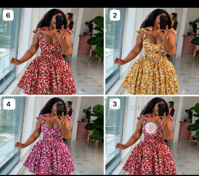 Girls Sassy Mini Floral Dresses