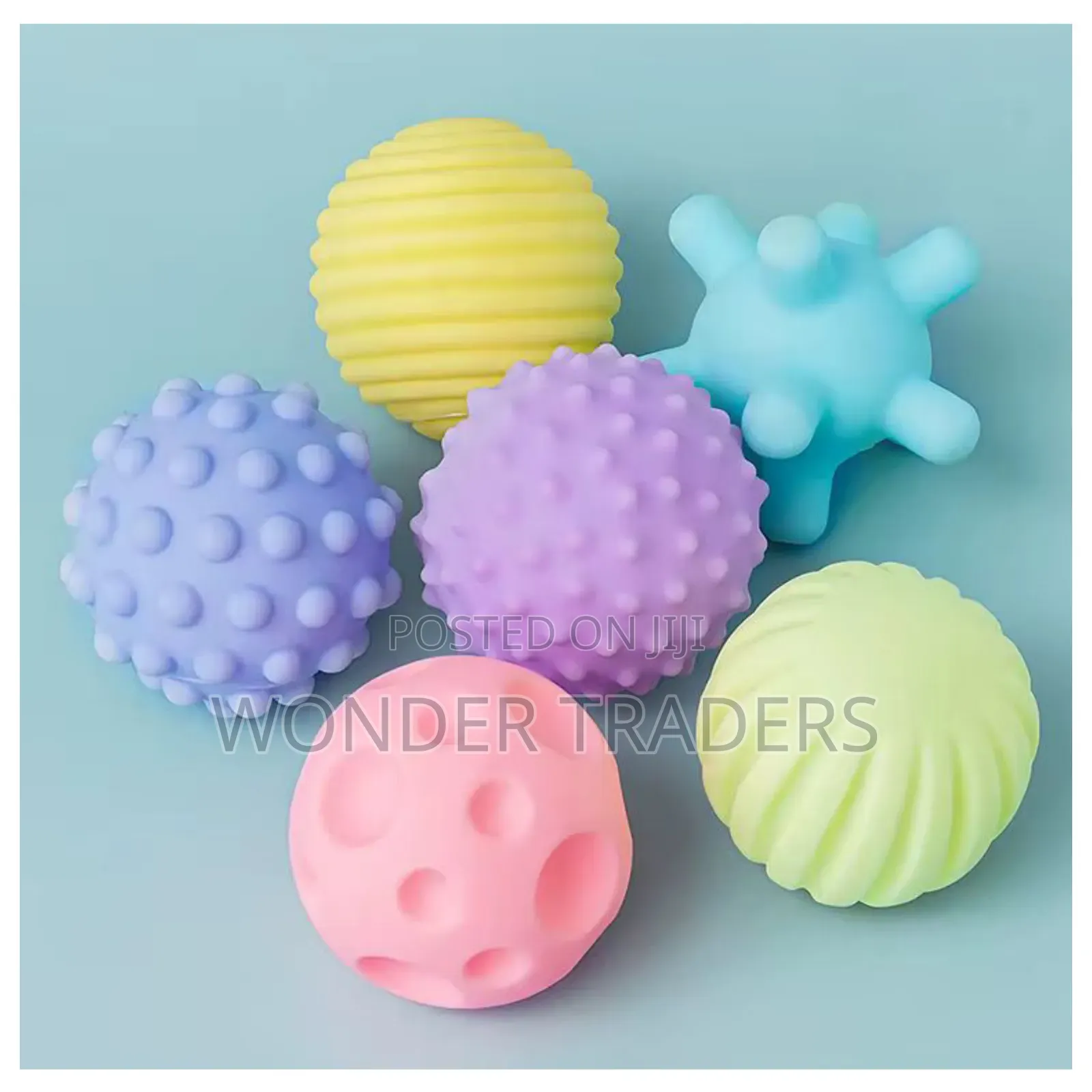6 Pieces Colourful Soft Balls