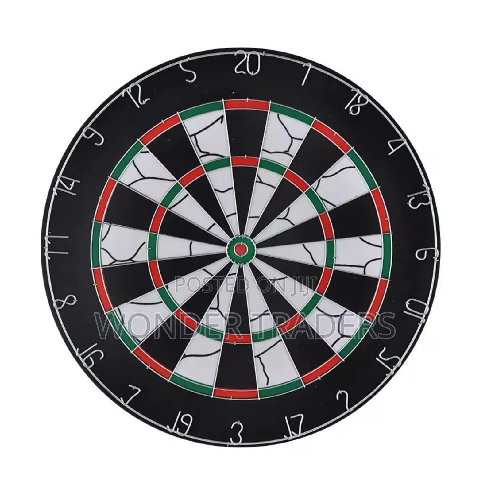 18 Inches Double Sided Flocked Iron Numbers Dart Board
