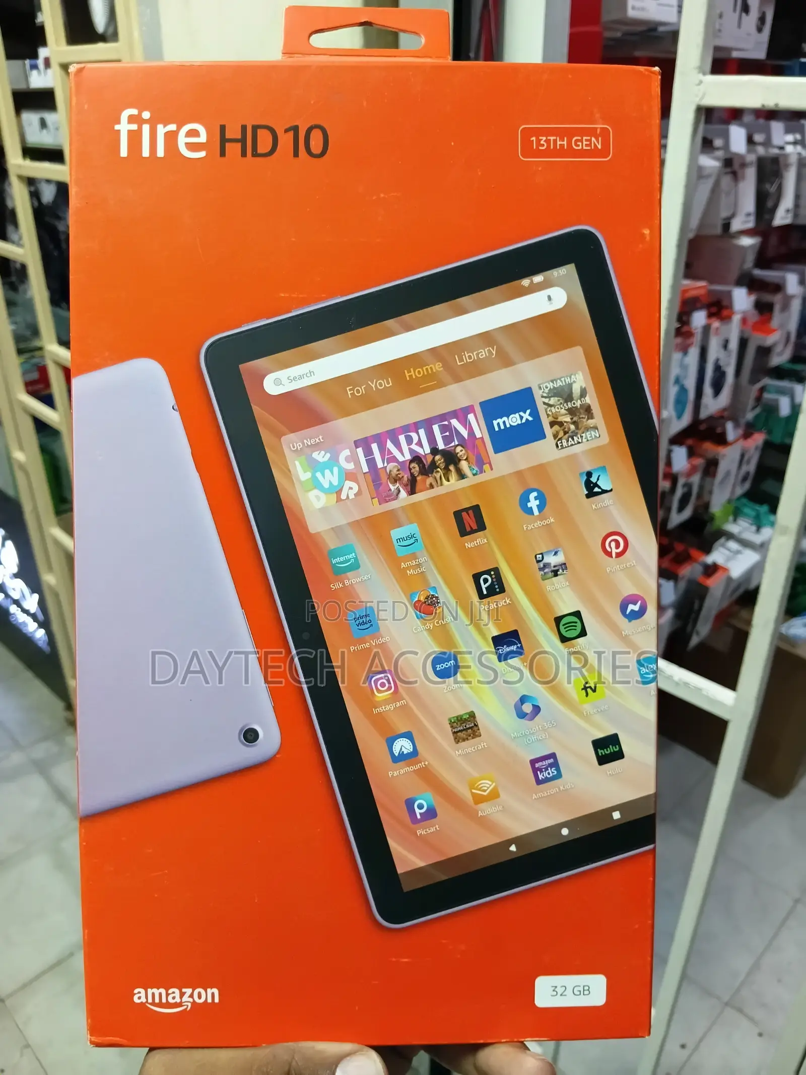 New Amazon Fire HD 10 (2019) 4 GB Black
