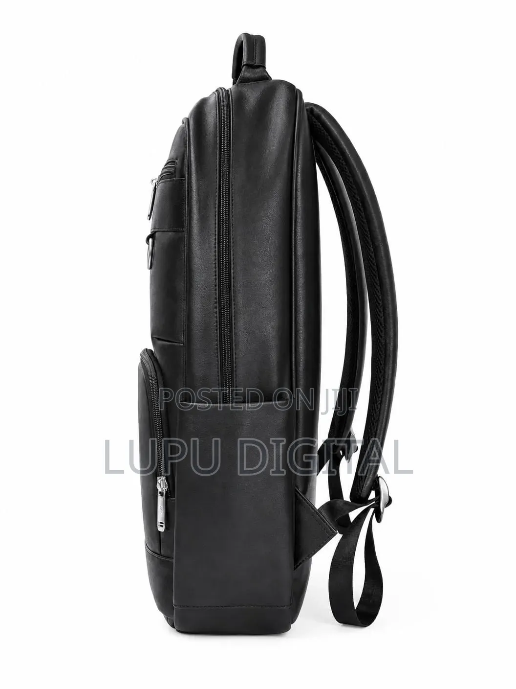 Professional Sleek Leather Business Backpack