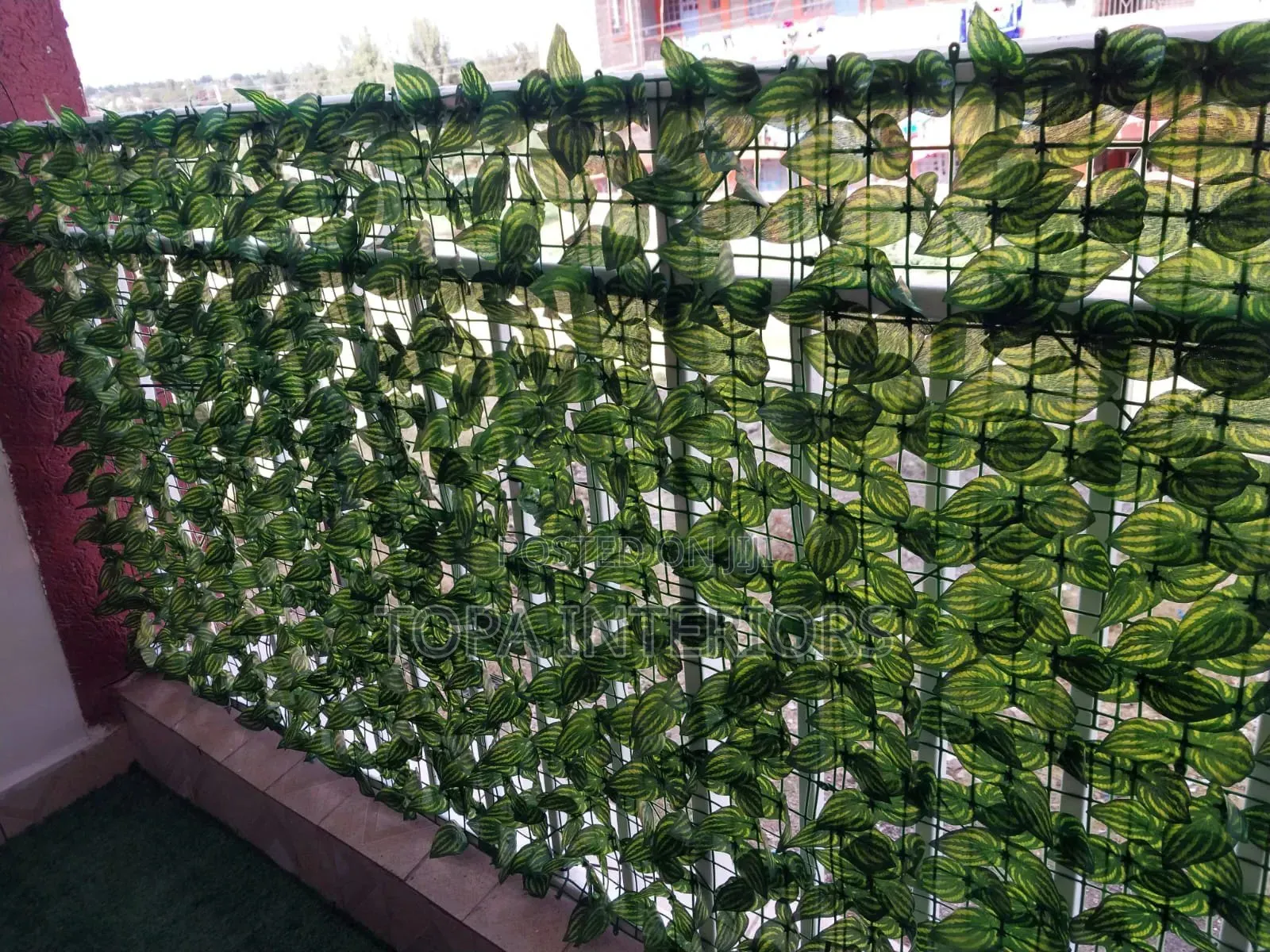 Watermelon Shade 1mx3m Balcony Privacy Fence Screen