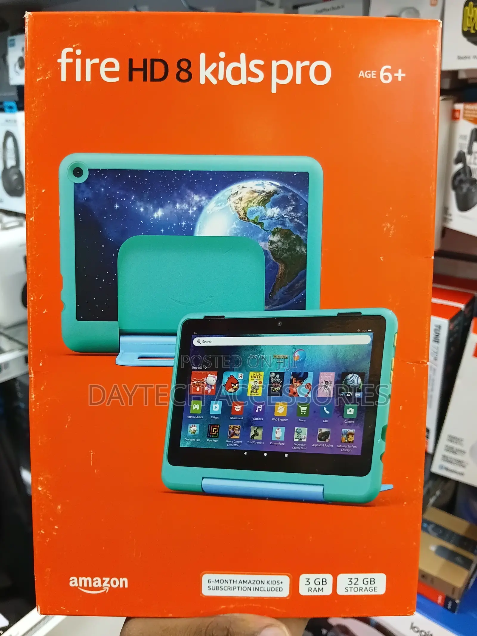New Amazon Fire HD 8 Kids Pro 32 GB Black