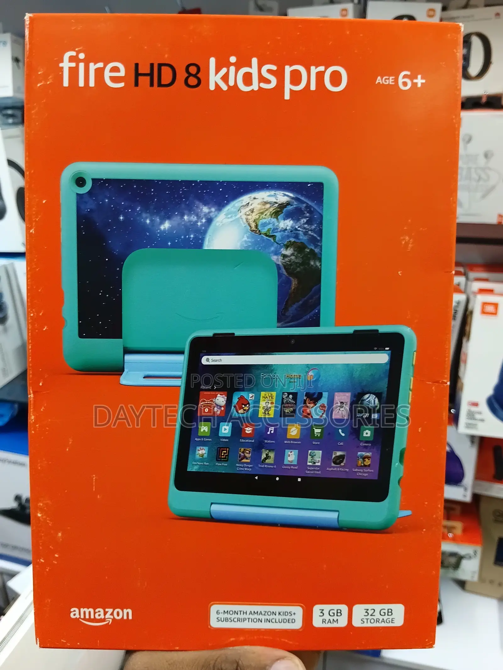New Amazon Fire HD 8 Kids Pro 32 GB Black