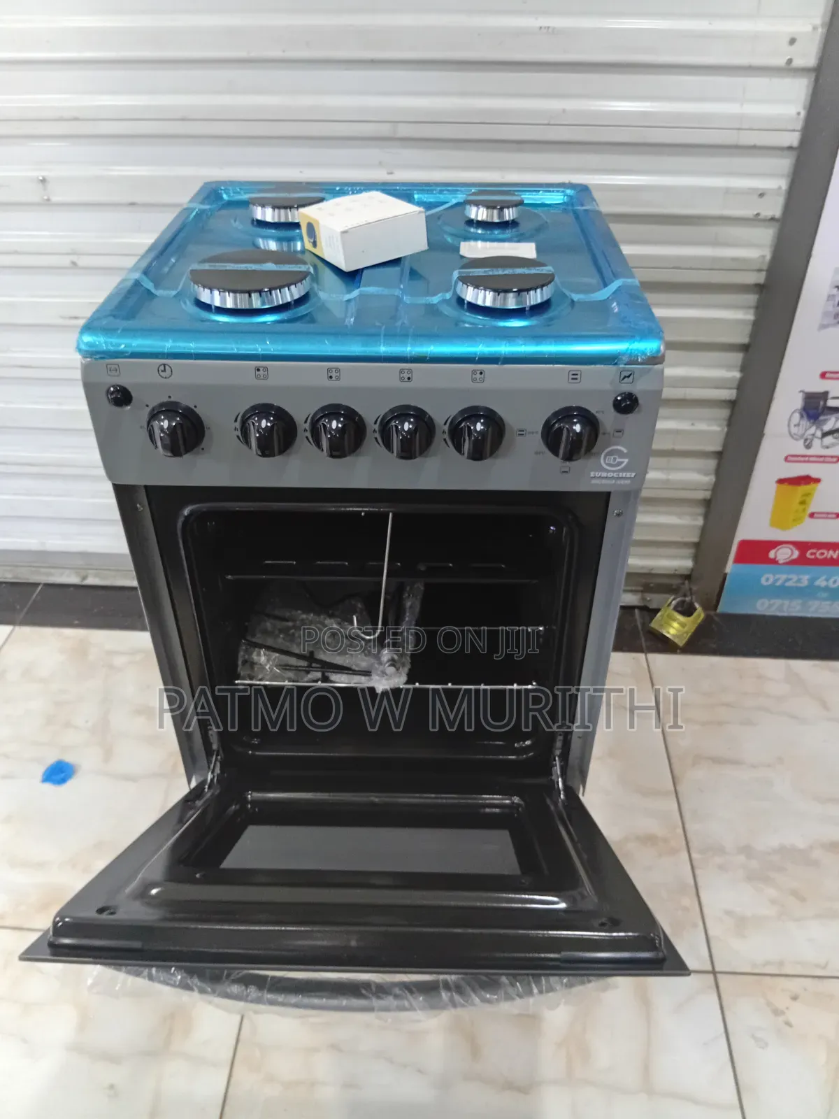Eurochef Full Gas Standing Cooker With Electric Oven