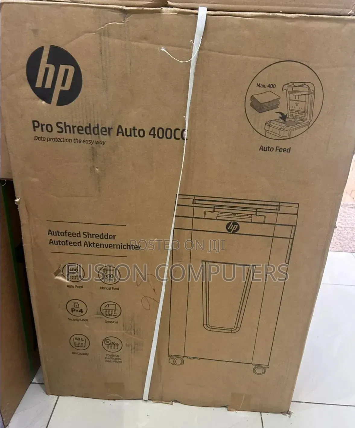 Hp Pro Shredder Auto 400cc Cross-cut Shredder