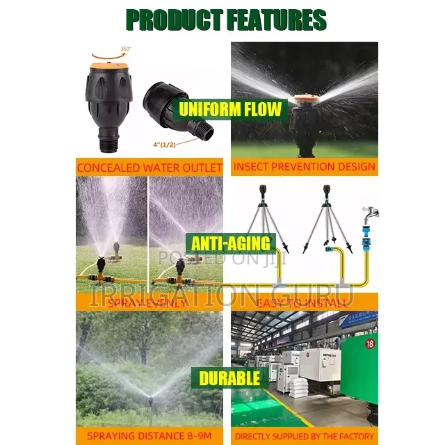 Durable Plastic Sprinkler