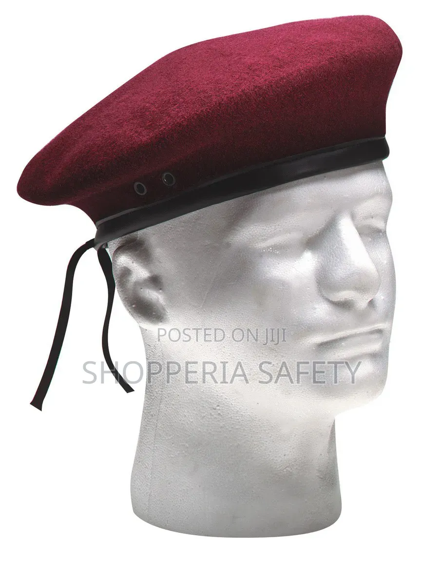 Maroon Cotton Beret