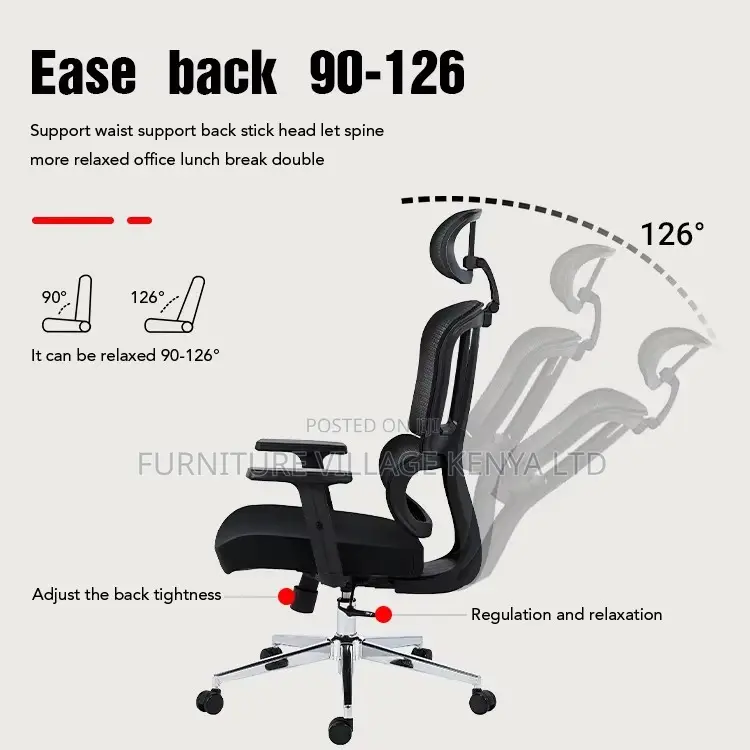 Breathable Orthopedic Reclining Manager's Seat