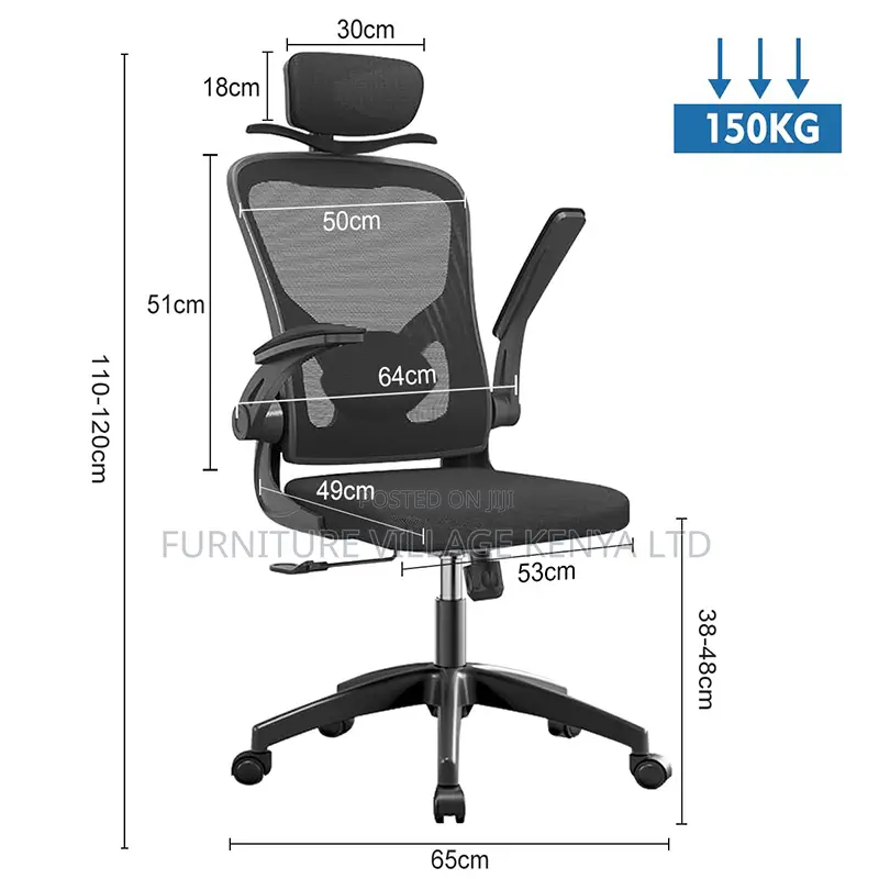 High Back Full Mesh Swivel Ergonomic Office Chair