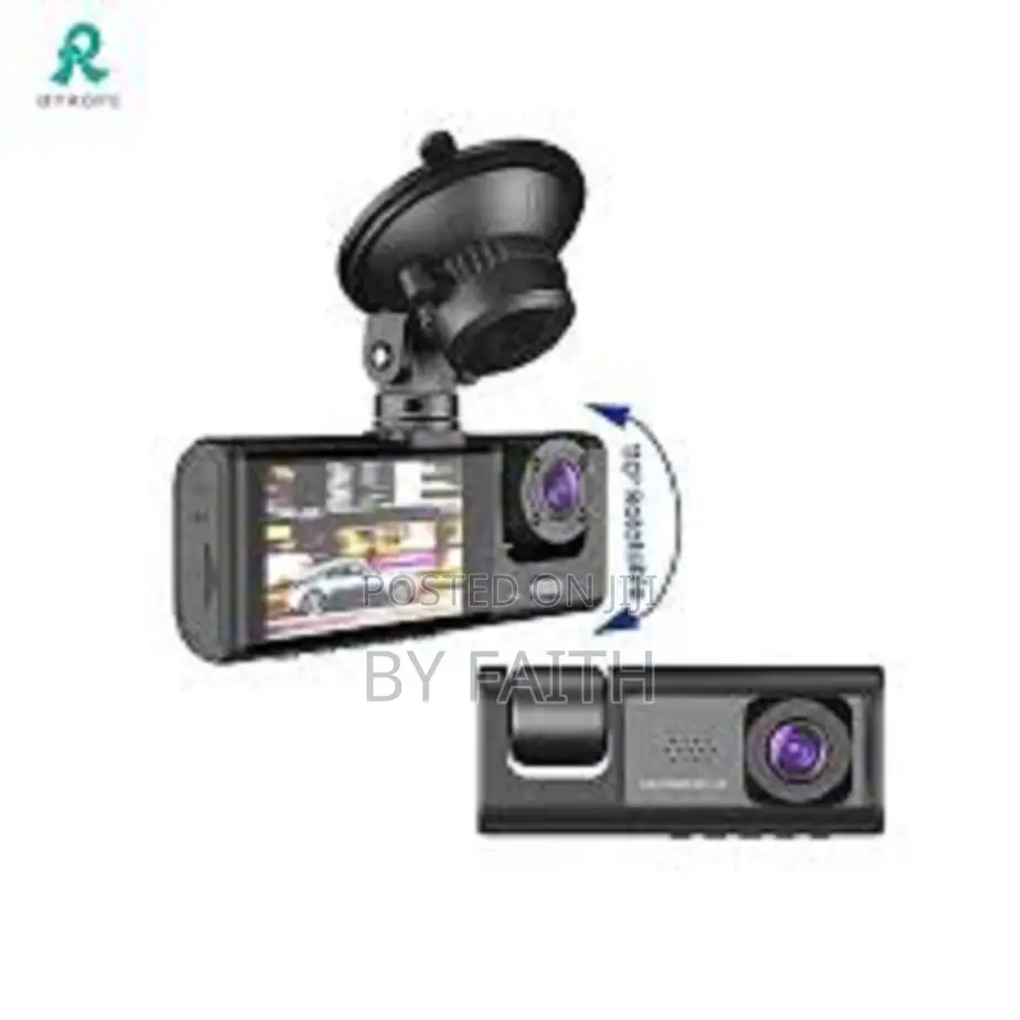 3 in 1 Dash Camera Front, Inner Rear Black Box Traffic Recorder