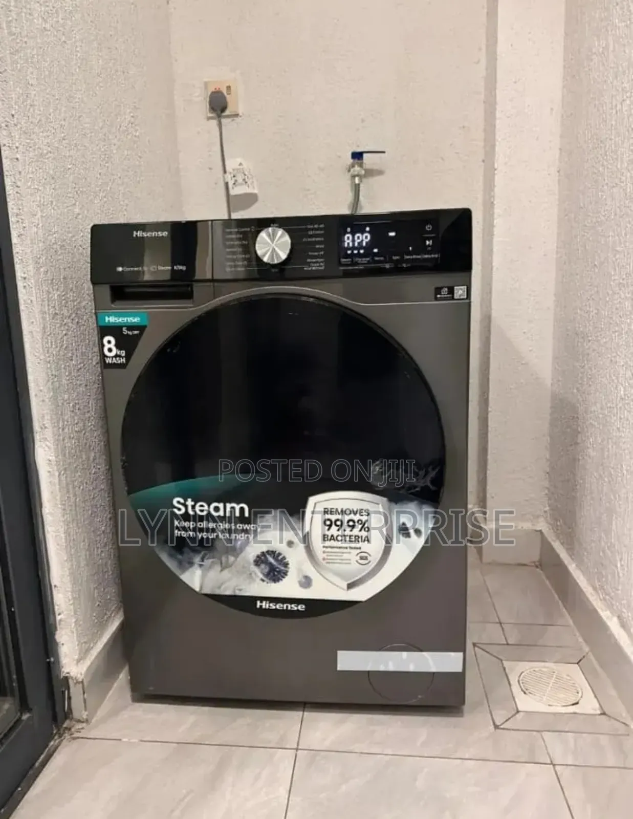 Hisense 12kgs Washing Machine Front Load Wash And Dry