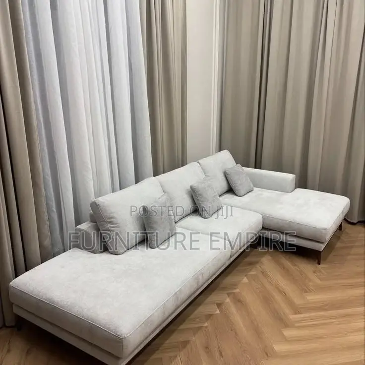 Modern White L Shaped Seat