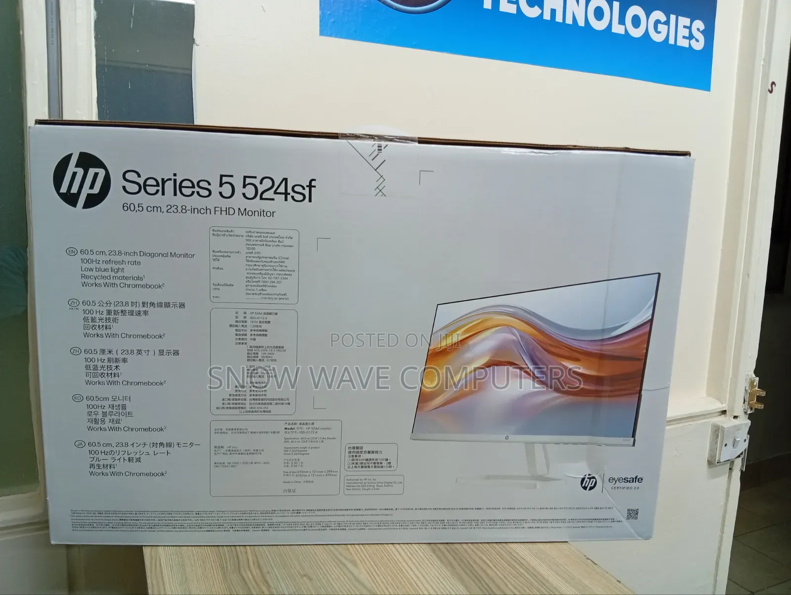 Hp Series 5 524sf 23.8" Full Hd Ips Monitor