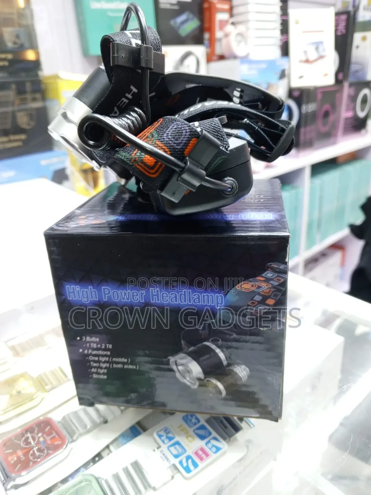 3x T6 Led Rechargeable Headlamp Usb Zoom Waterproof Light