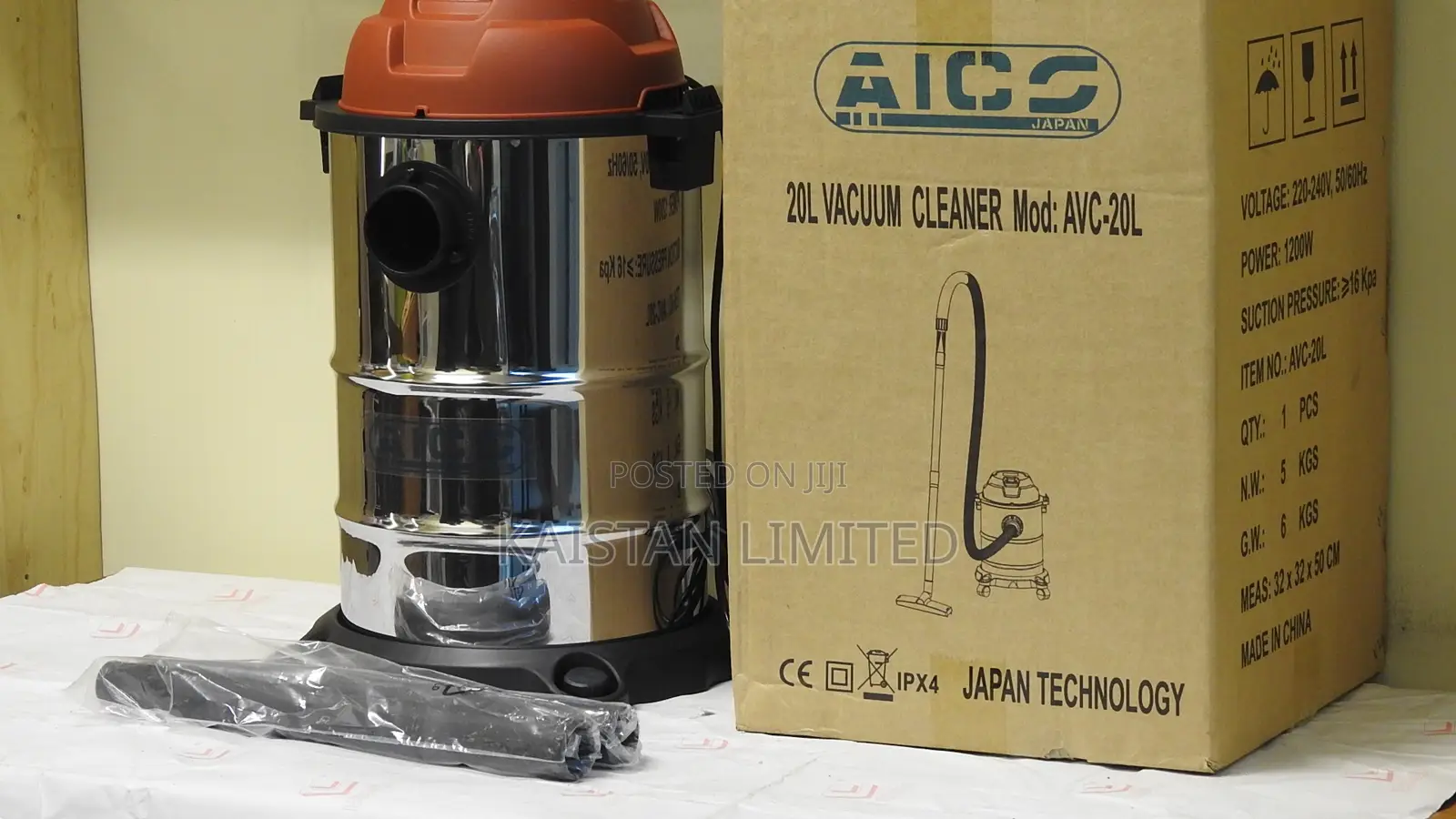 Aico Vacuum Cleaner 20l. 20l Wet and Dry Vacuum Cleaner