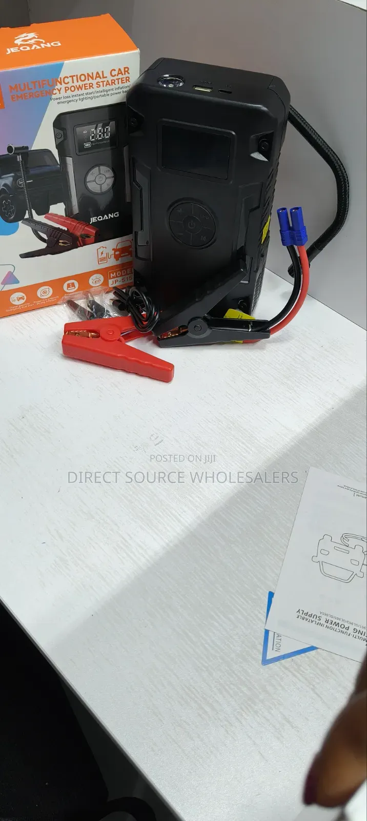 Smart Car Battery Jump Starter
Car Emergency Booster With Flashlight