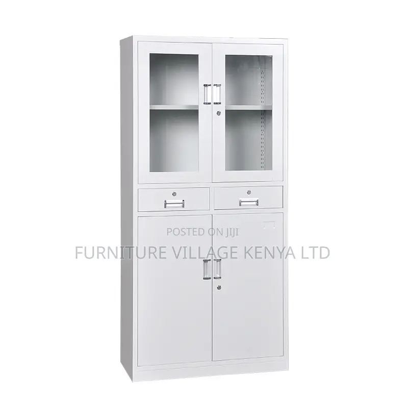 2-Door Document Cabinet With 2-Centre Drawers