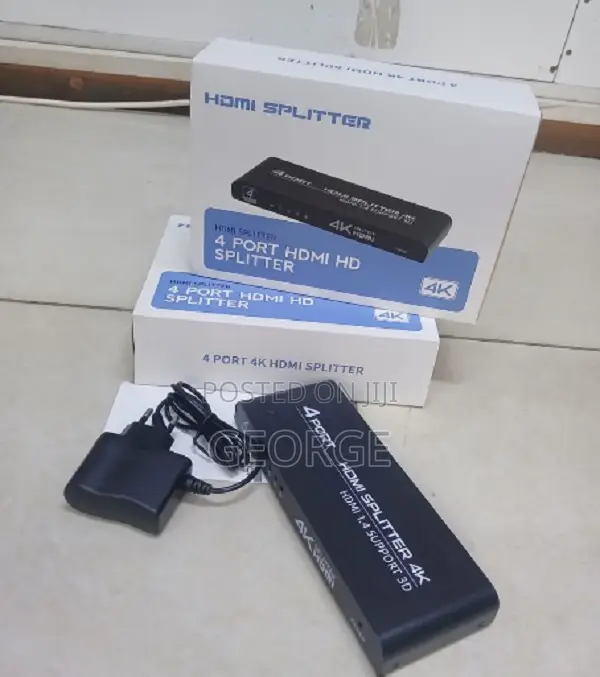 Hdmi Splitter 4 Port1x4 Hdmi Splitter, 1 in 4 Out