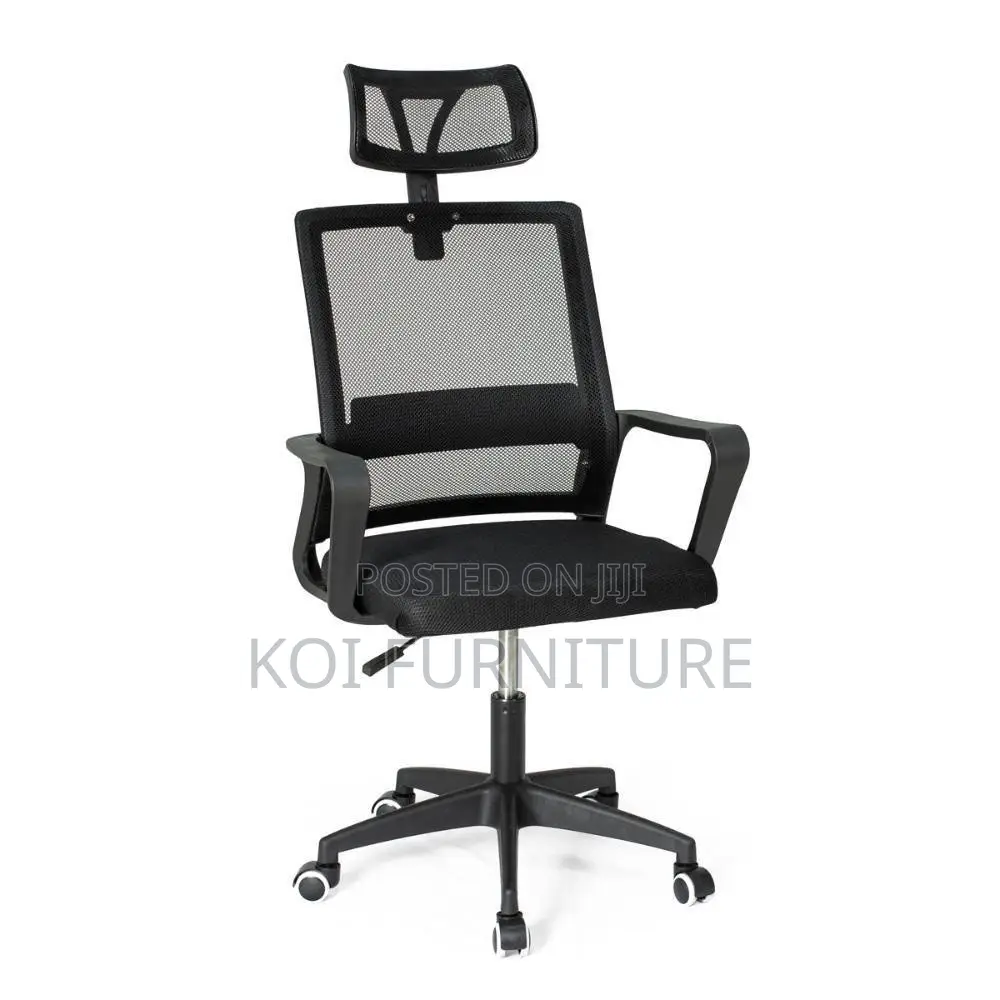 Office Chair : Modern Black Ergonomic Mesh Office Chair